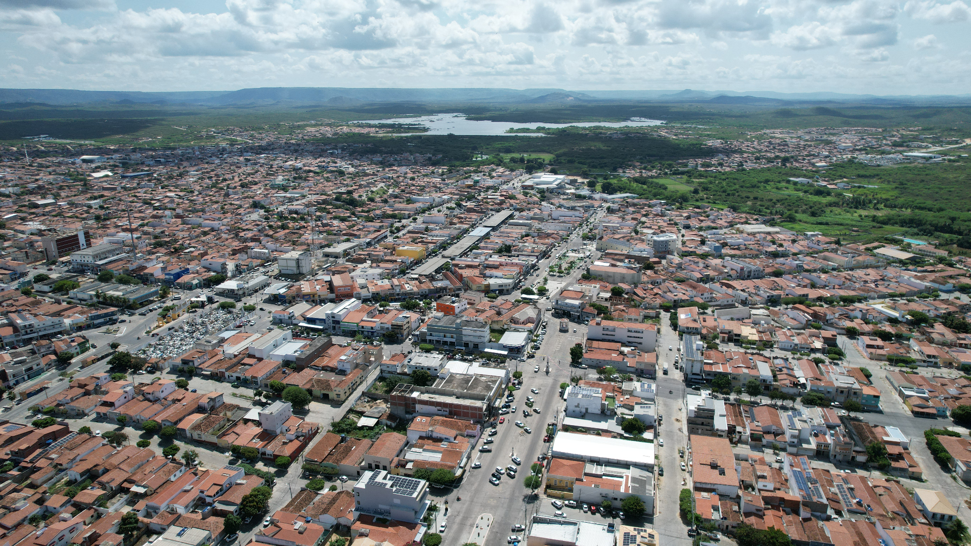 Vista aérea de Currais Novos