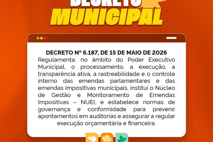 PREFEITURA DE CURRAIS NOVOS REGULAMENTA EXECUÇÃO E TRANSPARÊNCIA DE EMENDAS PARLAMENTARES E IMPOSITIVAS