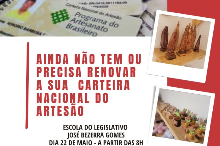 PROARTE-RN REALIZA AÇÃO EM CURRAIS NOVOS PARA EMISSÃO E RENOVAÇÃO DA CARTEIRA NACIONAL DO ARTESÃO