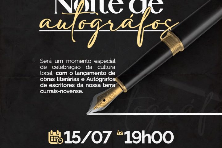 Noite de Autógrafos reúne escritores nesta terça-feira (15), em Currais Novos